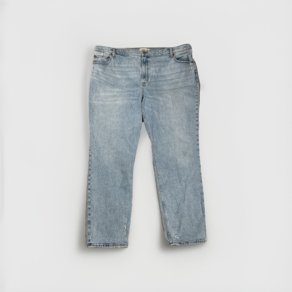 Abercrombie & Fitch Ultra High-Rise The 90s‎ Straight Blue Jeans Size 37|24
